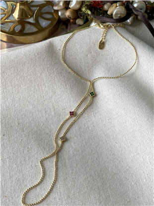 14K Renkli Cleef Model Şahmeran