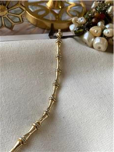 14K Taşlı Bone Bileklik