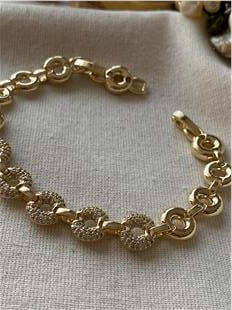 14K Taşlı Rings Bileklik