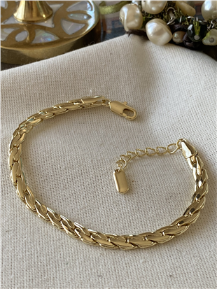 14K Wave Model Bileklik