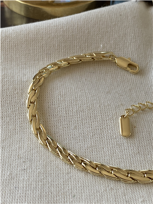14K Wave Model Bileklik