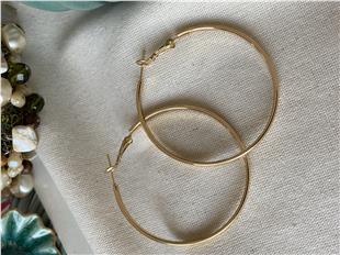4,6 cm Halka Küpe
