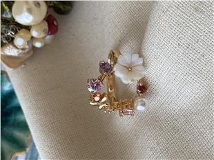Ayarlanabilir Floral Yüzük