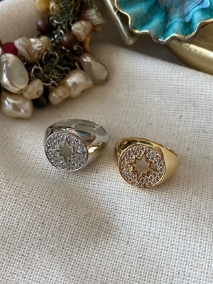 Ayarlanabilir Kuzey Motif Yüzük