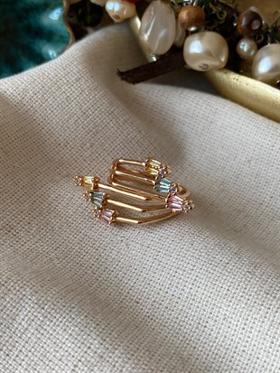 Ayarlanabilir Pastel Tasarım Yüzük