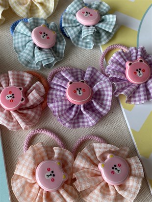 Ayıcıklı İkili Lastik Toka