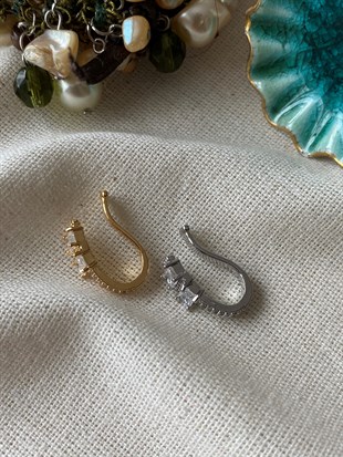 Baget Taşlı Kıkırdak Küpe