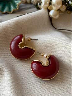 Bordo Bombe C Model Küpe