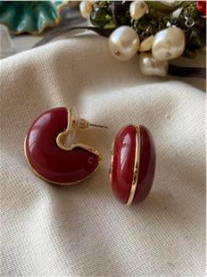 Bordo Bombe C Model Küpe