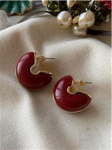 Bordo Bombe C Model Küpe