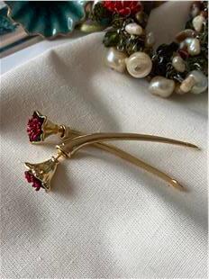 Bttga Black Flower Küpe