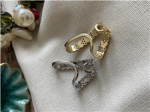 Çelenk Model Kıkırdak Küpe