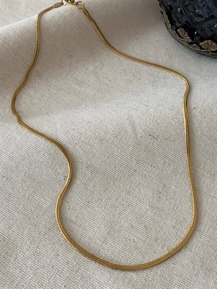 Çelik  İnce Balıksırtı Kolye