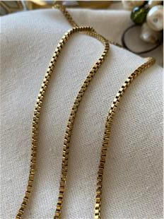 Çelik 60 cm Geçmeli Kare Model Zincir 