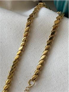 Çelik 60 cm Vintage Arpa Kolye