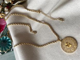 Çelik 60cm Büyük Ata Burgu Kolye