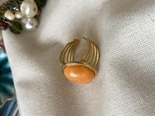 Çelik Ayarlanabilir Orange Yüzük