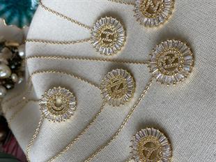 Çelik Baget Harf Kolye