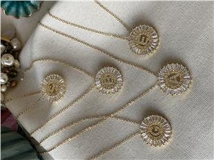 Çelik Baget Harf Kolye