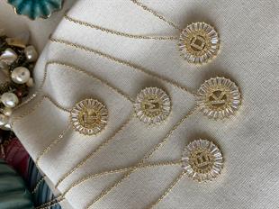 Çelik Baget Harf Kolye