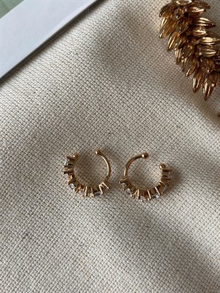 Çelik Baget Kıkırdak Küpe