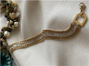 Çelik Baget Suyolu Zincir Örme Bileklik