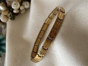 Çelik Baskılı İnce Nomi Bileklik