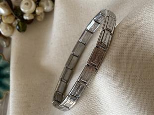 Çelik Baskılı İnce Nomi Bileklik