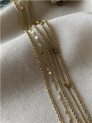 Çelik Beşli Yıldızlar Bileklik