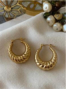 Çelik Bombe Burgu Küpe