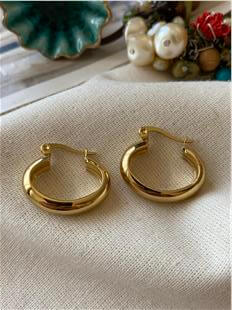 Çelik Bombe Halka Küpe