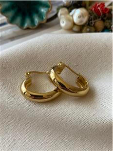 Çelik Bombe Halka Küpe