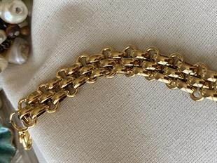 Çelik Bombe Örme Bileklik