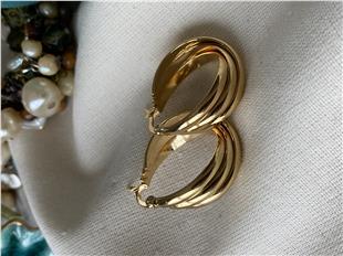 Çelik Bombe Trinity Küpe