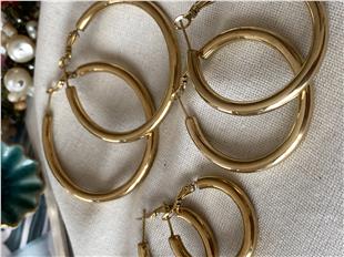 Çelik Boru Halka Küpe