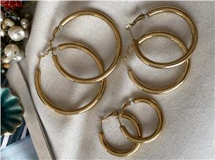 Çelik Boru Halka Küpe