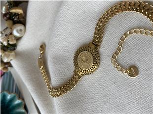 Çelik Çift Örgü Ata Bileklik