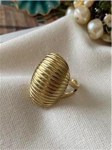 Çelik Çizgili Bombe Plaka Yüzük