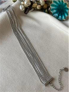 Çelik Çoklu Geçmeli Zincir Bileklik