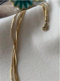 Çelik Çoklu Silindir Zincir Kolye