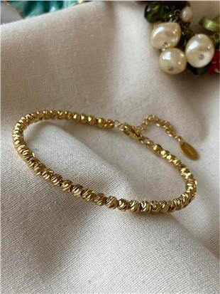 Çelik Desenli Dorika Bileklik