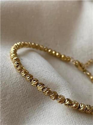 Çelik Desenli Dorika Bileklik