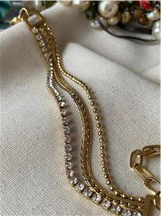 Çelik Desenli Dorikalı Örme Bileklik