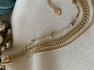 Çelik Dorikalı Çift Örme Bileklik