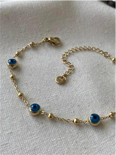 Çelik Dorikalı Göz Boncuk Bileklik