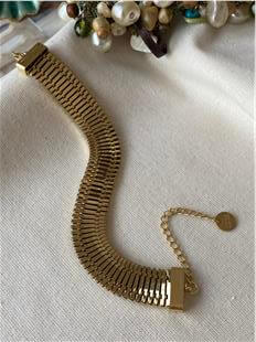 Çelik Geçmeli Metal Tasarım Bileklik