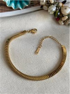 Çelik İnce Pul Bileklik