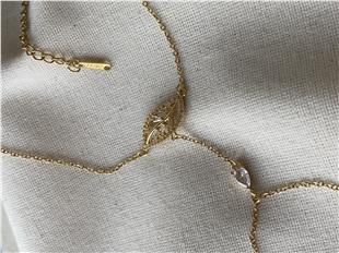 Çelik Gold Taşlı Yaprak Şahmeran