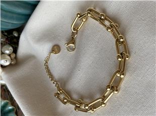 Çelik Gold Tffny Bileklik