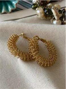 Çelik Gold Wire Küpe